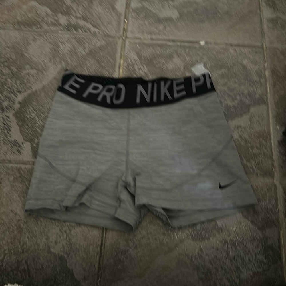 grey nike pros